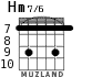 Hm7/6 для гитары - вариант 2