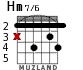 Hm7/6 для гитары - вариант 1