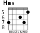 Hm9 для гитары - вариант 2