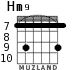 Hm9 для гитары - вариант 3