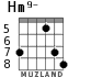 Hm9- для гитары - вариант 3