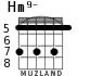 Hm9- для гитары - вариант 4