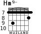 Hm9- для гитары - вариант 5