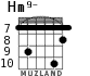 Hm9- для гитары - вариант 6