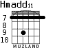 Hmadd11 для гитары - вариант 5