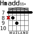 Hmadd11+ для гитары - вариант 2