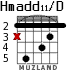 Hmadd11/D для гитары - вариант 2