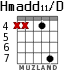 Hmadd11/D для гитары - вариант 5