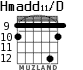 Hmadd11/D для гитары - вариант 9