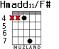 Hmadd11/F# для гитары - вариант 4