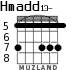 Hmadd13- для гитары - вариант 6