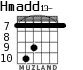 Hmadd13- для гитары - вариант 8