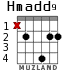 Hmadd9 для гитары - вариант 1