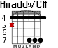 Hmadd9/C# для гитары - вариант 5