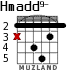Hmadd9- для гитары - вариант 3