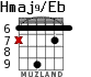 Hmaj9/Eb для гитары - вариант 2