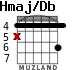 Hmaj/Db для гитары - вариант 1