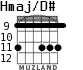 Hmaj/D# для гитары - вариант 6