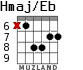 Hmaj/Eb для гитары - вариант 4