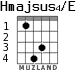 Hmajsus4/E для гитары - вариант 2