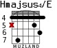 Hmajsus4/E для гитары - вариант 5