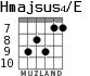 Hmajsus4/E для гитары - вариант 7