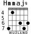 Hmmaj9 для гитары - вариант 2