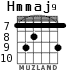 Hmmaj9 для гитары - вариант 3