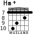 Hm+ для гитары - вариант 6