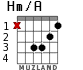 Hm/A для гитары - вариант 2