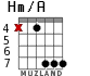 Hm/A для гитары - вариант 6