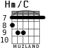 Hm/C для гитары - вариант 3