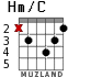 Hm/C для гитары - вариант 1