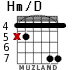 Hm/D для гитары - вариант 2