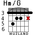 Hm/G для гитары - вариант 2
