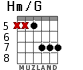 Hm/G для гитары - вариант 3