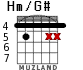 Hm/G# для гитары - вариант 1