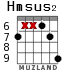 Hmsus2 для гитары - вариант 3