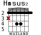 Hmsus2 для гитары - вариант 1