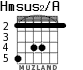 Hmsus2/A для гитары - вариант 2