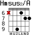 Hmsus2/A для гитары - вариант 5