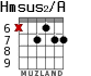 Hmsus2/A для гитары - вариант 6