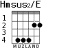 Hmsus2/E для гитары - вариант 2