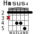 Hmsus4 для гитары - вариант 1