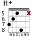 H+ для гитары - вариант 5