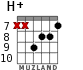 H+ для гитары - вариант 6