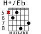 H+/Eb для гитары - вариант 5
