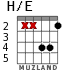 H/E для гитары - вариант 2