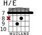 H/E для гитары - вариант 4