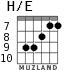 H/E для гитары - вариант 5